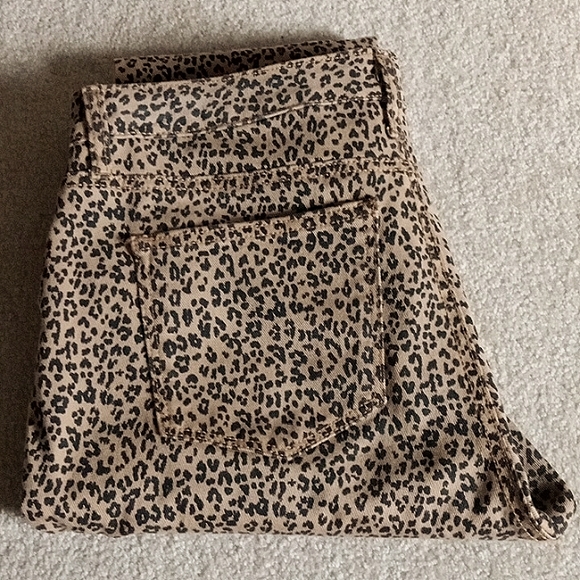Leopard Print Size 8 Skinny Jeggings New Directions - Picture 1 of 7